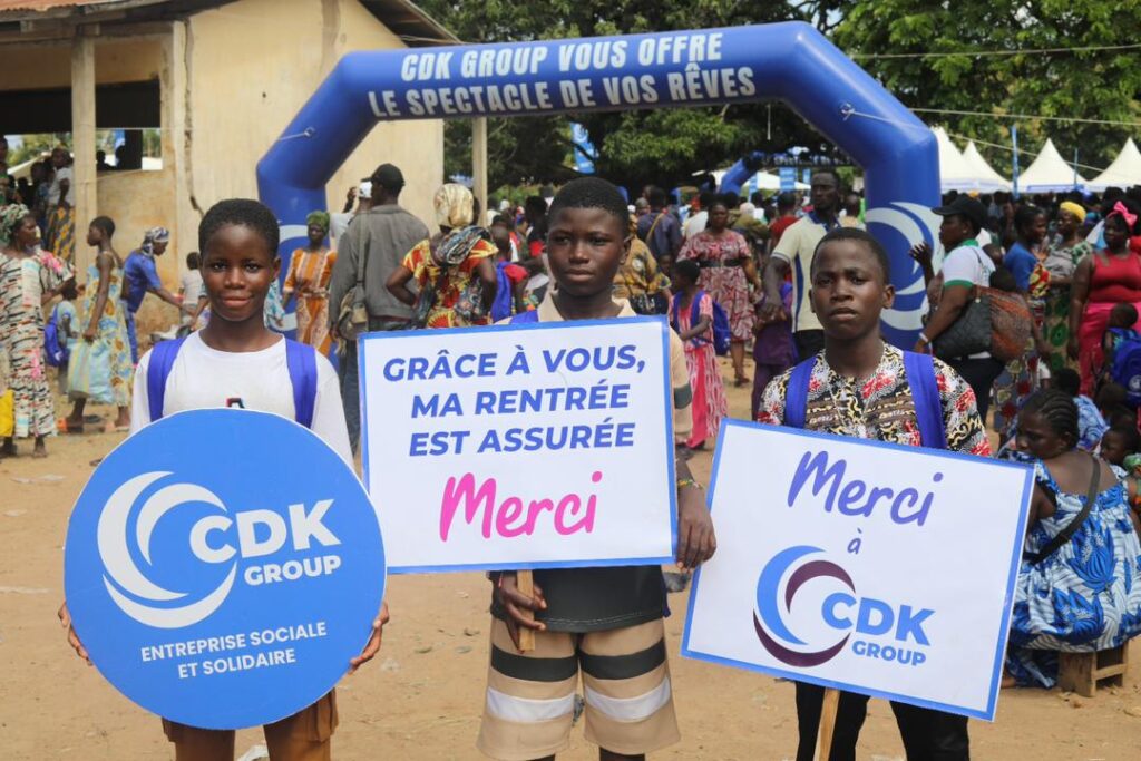 Togo: rentrée assurée pour 10 000 élèves vulnérables grâce à l’appui financier de CDK Group