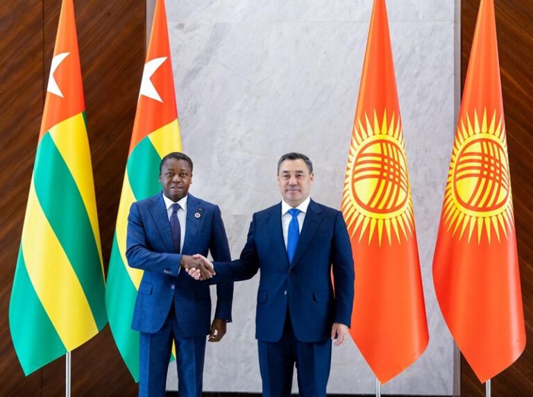 Faure Gnassingbé renforce les liens entre le Togo et le Kirghizistan