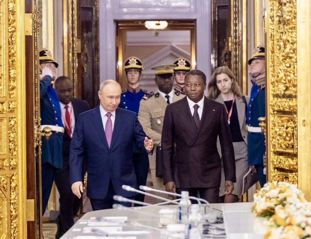Togo-Russie: Faure Gnassingbé et Vladimir Poutine accélèrent le rapprochement