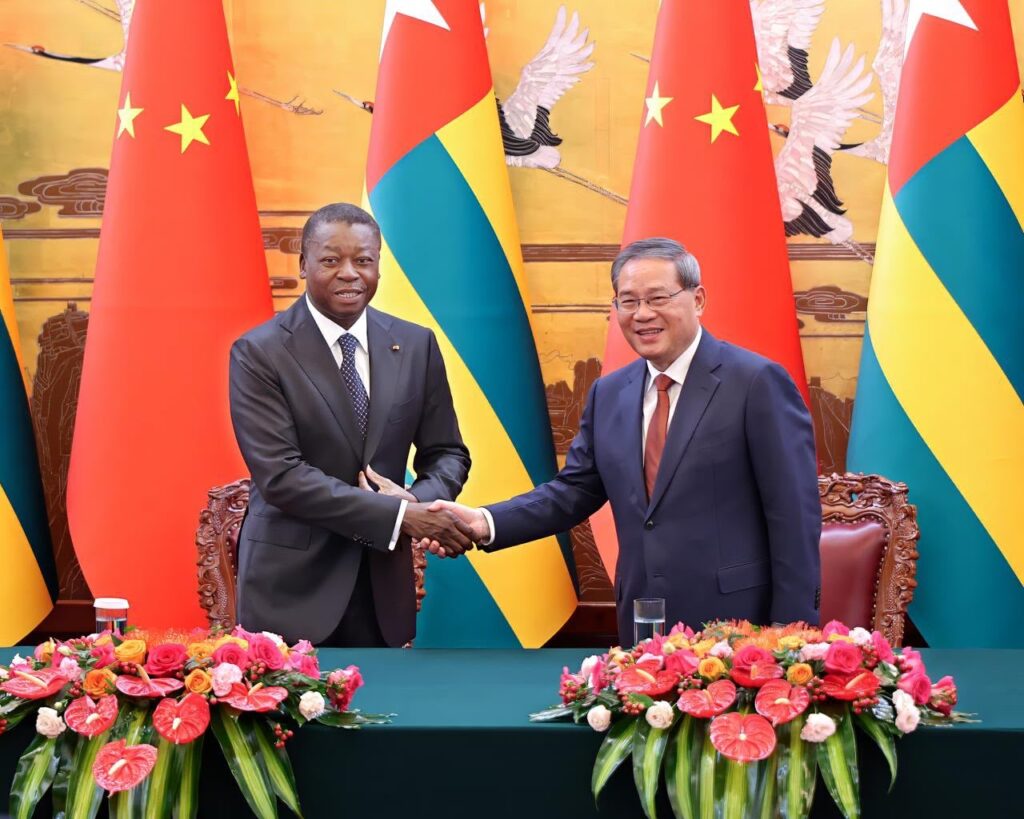 Togo-Chine: 13 accords pour renforcer la coopération